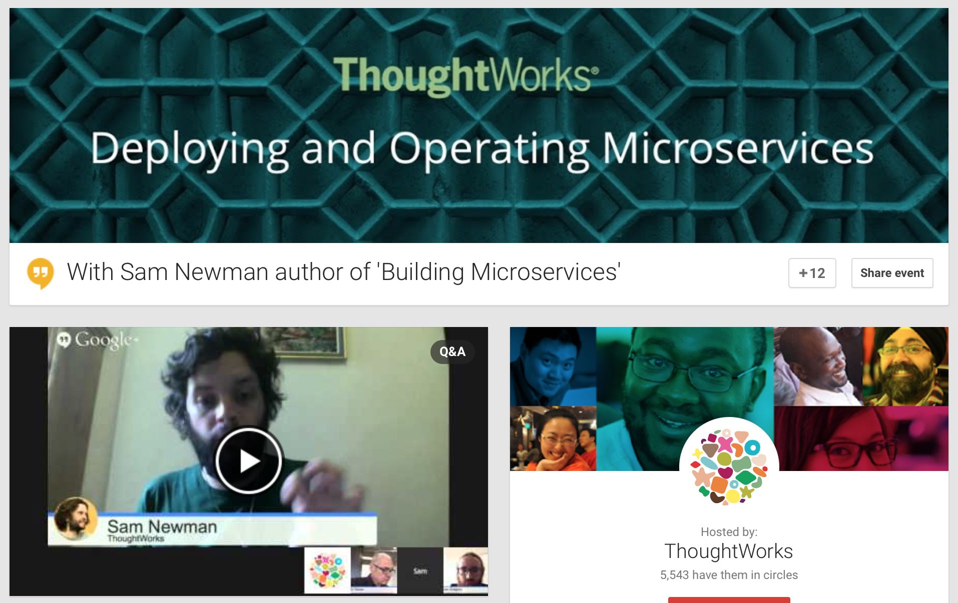 Image of microservices Google Hangout
